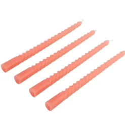 Velas-CASA Twist Velas Cor-De-Laranja