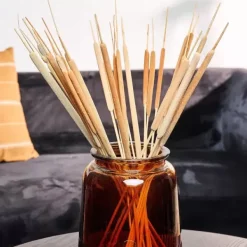 Flores Artificiais-CASA Typha Canas Conjunto De 15 Natural