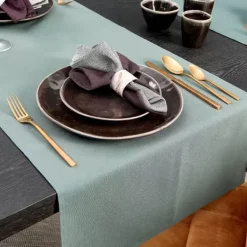 Caminhos De Mesa-CASA Uniline Caminho De Mesa Escuro Verde