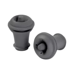 Acessórios De Vinho-CASA Vacuvin Rolhas Para Vinho Conjunto De 2 Cinzento
