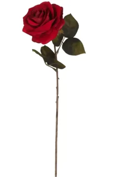 Ramos Artificiais-CASA Velvet Flor Artificial Vermelho
