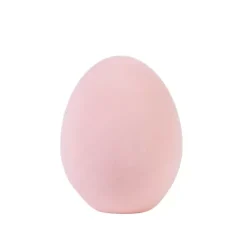Figuras Deco-CASA Velvet Ovo Decorativo Rosa