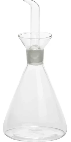 Azeiteiras-CASA Vergine Recipiente Torneira Azeite, Vinagre Transparente