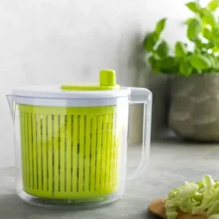 Escorredores-CASA Vida Verde Mini Centrifugadora Branco, Verde