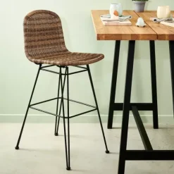 Cadeiras De Bar-CASA Vienna Banco De Bar Natural