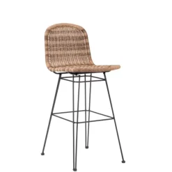 Cadeiras De Bar-CASA Vienna Banco De Bar Natural