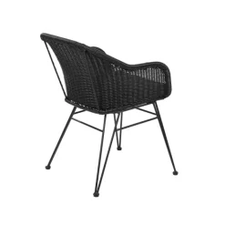 Cadeiras Sala Jantar-CASA Vienna Cadeira De Sala De Jantar Preto