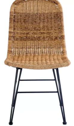 Cadeiras Sala Jantar-CASA Vienna Cadeira Sala De Jantar Preto, Natural Castanho