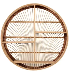 Estantes De Parede-CASA Wayi Estante Para Pendurar Natural