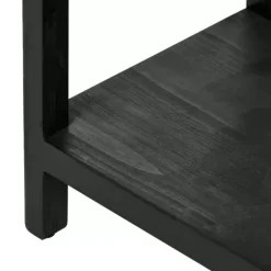 Cómodas-CASA Webster Mesa De Cabeceira Preto