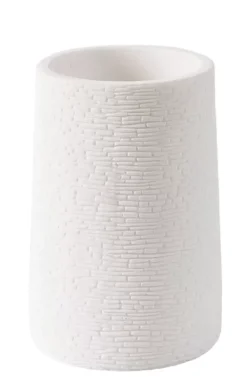 Acessórios De Lavatorio-CASA White Elegance Suporte Para Escova Dentes Branco