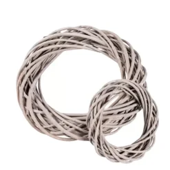 Flores Artificiais-CASA Willow Coroa Cinzento