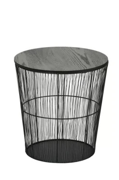 Mesas De Apoio-CASA Wiras Mesa Auxiliar Preto