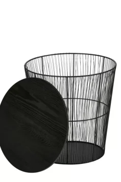 Mesas De Apoio-CASA Wiras Mesa Auxiliar Preto