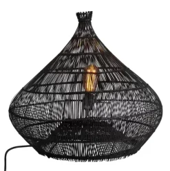 Candeeiros De Mesa-CASA Zalou Candeeiro De Mesa Preto