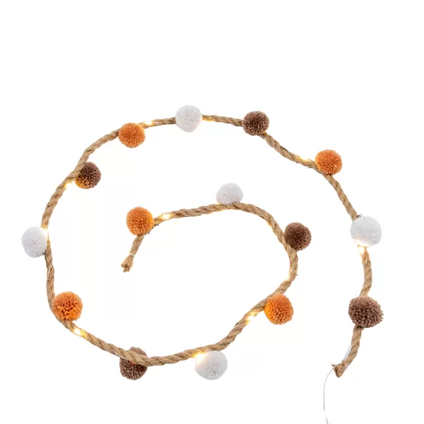 Basil Grinalda Iluminada Diversas Cores, Branco, Castanho, Terracota>CASA Best Sale